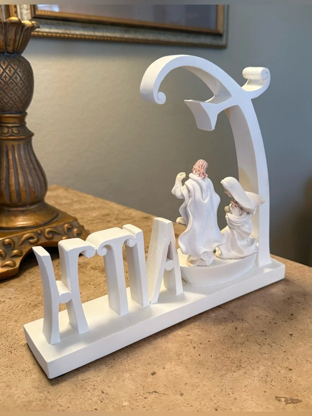 FAITH Nativity Scene Figurine Tabletop/Mantel Decor